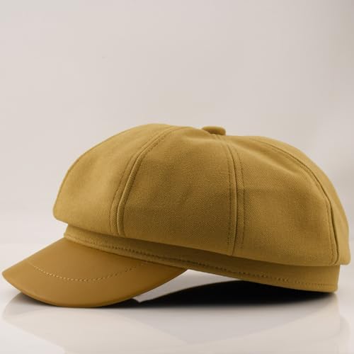 Newsboy Caps Fall Hats for Women Fashionable Vintage - color: T2-c-khaki