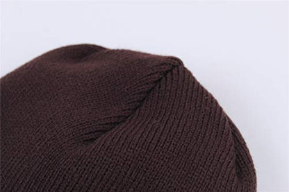Connectyle Men's Knit Winter Hat with Ear Flaps Fleece Lined Beanie Warm Knitted Skull Cap Beanies Watch Hat - color: Coffee