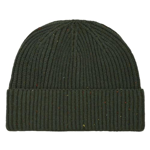 DALIX Knit Watch Cap Beanie Men Women Winter Cuffed Fisherman Hat Cold Weather Stretch Fit Soft Acrylic - color: Olive