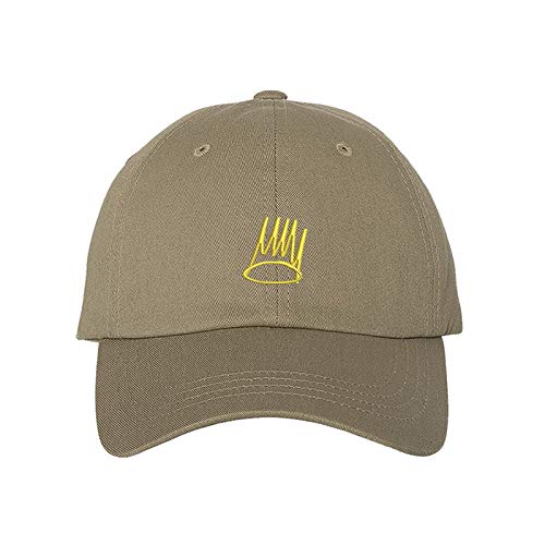 Born a Sinner Baseball Cap - Dad Hat - Sinner Crown Hats - color: Khaki