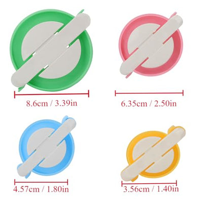 4 Sizes Pom Pom Maker, Fluff Ball Weaver DIY Wool Craft Tool Set