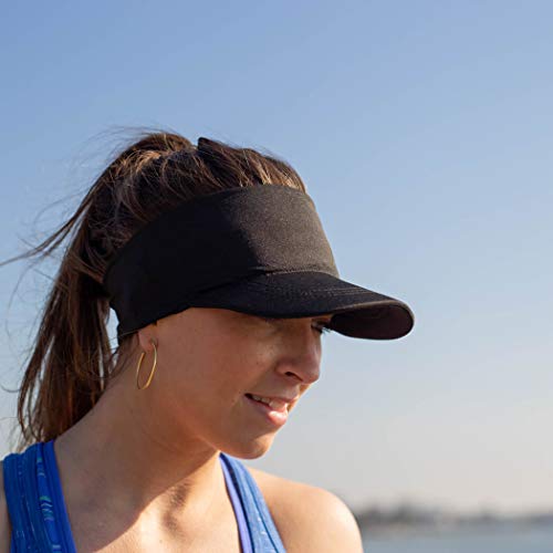 Gone For a Run Running Visor - Comfort Performance - One Size Fits Most - color: Black
