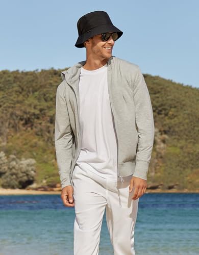 Solbari Unisex Bondi Bucket Hat UPF 50+ - color: Black, size: Small-Medium