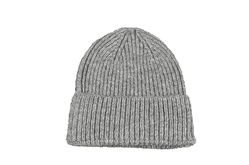 Seamless Beanie Cap, Acrylic Unisex Winter Beanie - color: Gray