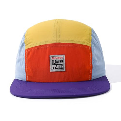 Quick Dry 5 Panel Baseball Cap Casual Trucker Hats Lightweight Golf Sports Cap Urban Street Hiphop Caps Sun Hat - color: Mg-pym2568-orange