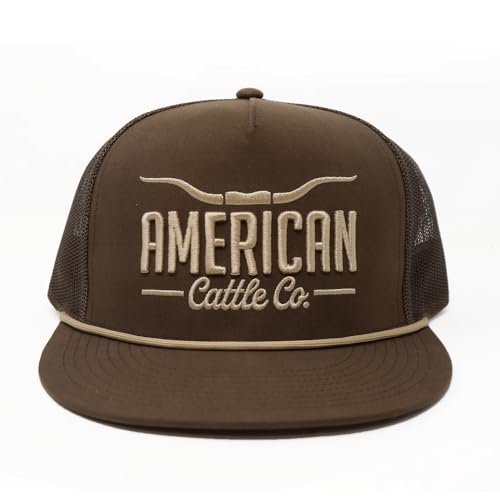 Longhorn Adjustable Snapback Western Hat - color: Brown
