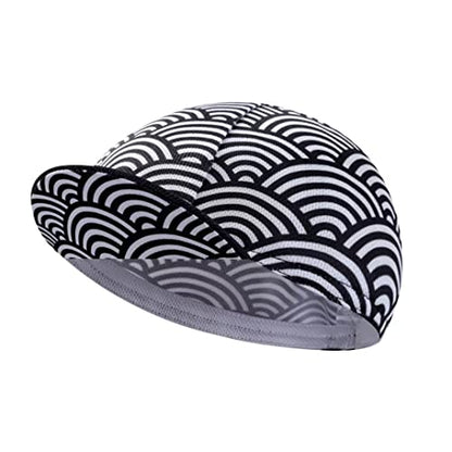 Multicolor Cycling Cap - Polyester Cycling Hat-Under Helmet - Cycling Helmet Liner Breathable&Sweat Uptake - color: A7