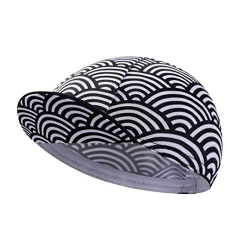 Multicolor Cycling Cap - Polyester Cycling Hat-Under Helmet - Cycling Helmet Liner Breathable&Sweat Uptake - color: A7