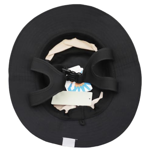 Men Bucket Hat Wide Brimmed Foldable Ladies Surf Sun Hat UPF50+ - color: Khaki