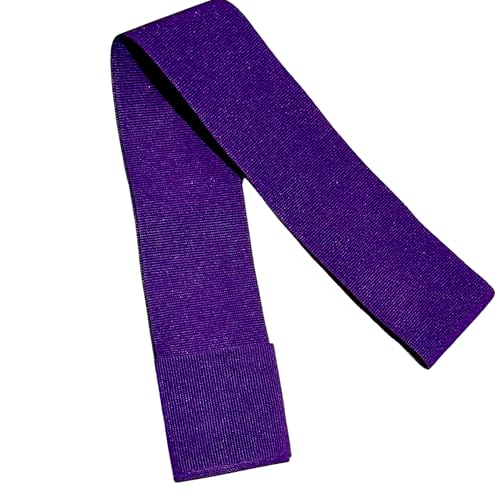 Gamboa Hatbands for Panama Hat Ribbon Hatband Cowboy Hats - color: Total Purple, size: Small