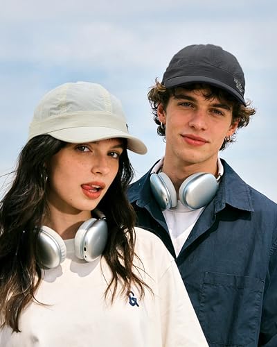 Clakllie Quick Dry Short Brim Cap for Men Lightweight 6 Panel Baseball Cap Golf Dad Hats Women's Running Trucker Hat - color: Cdus-bssq2505-black