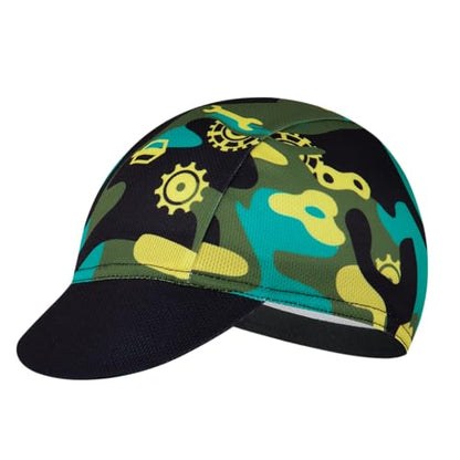 Cycling Cap for Man and Woman Cycling Hat Under Helmet-Polyester Breathable Sweat Absorbent - color: Go-7