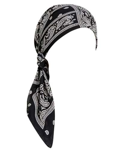 Chemo Headwear for Women Pre-Tied Head Scarf Coverings Scarves - color: Black Nuts