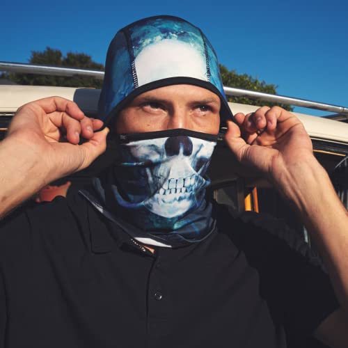 Zanheadgear WB4L114 Convertible Balaclava SportFlex Series Solid Black - color: Black & Brown Tie Dye
