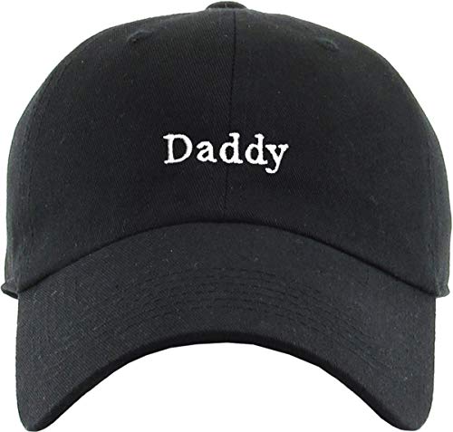 KBETHOS Daddy Dad Hat Pineapple Vacation Baseball Cap Vintage Distressed Classic Polo Style Adjustable - color: A Black Daddy Classic
