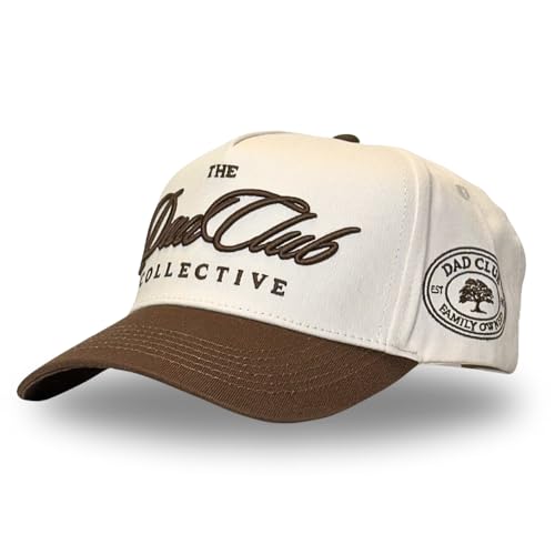 Vintage Mom & Dad Trucker Hats | Men & Women | Kids Grandpa Boy Mom Girl Dad Hats | Country Western | Cotton | Snapback - color: Dad Club | Brown