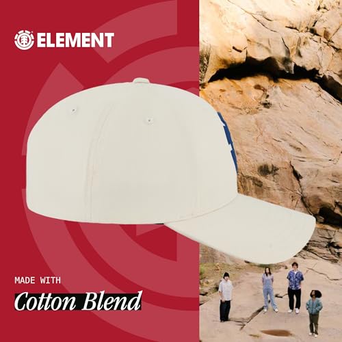 Element Unisex Adult Element Baseball Hat, Adult Flex Fit Active Sport Cap with Curved Brim - color: Cream