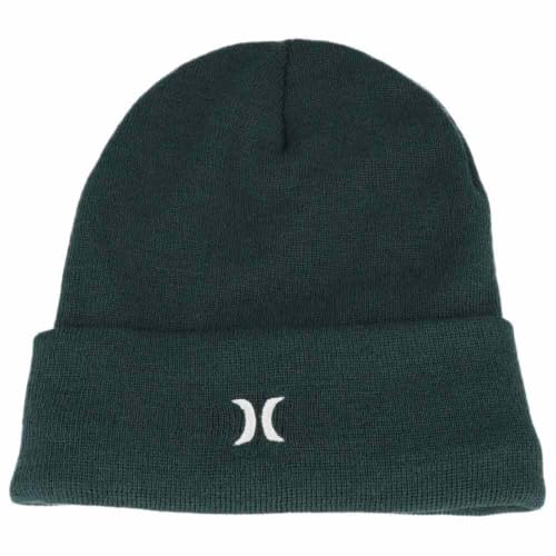 Hurley Mens Icon Knit Cuffed Beanie - color: Denim Blue