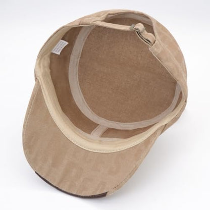 Cadet Hat Flat Top Hats Army Military Caps for Men Women - color: Beige C