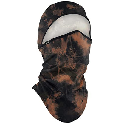 Zanheadgear WB4L114 Convertible Balaclava SportFlex Series Solid Black - color: Black & Brown Tie Dye