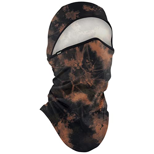 Zanheadgear WB4L114 Convertible Balaclava SportFlex Series Solid Black - color: Black & Brown Tie Dye