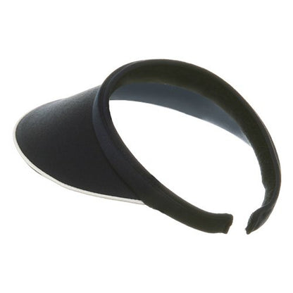 Piping Clip On Visor - color: Navy