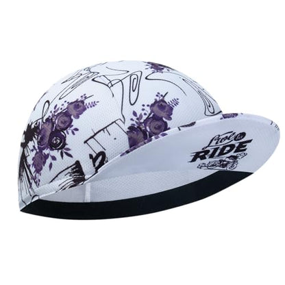 Cycling Cap for Man and Woman Cycling Hat Under Helmet-Polyester Breathable Sweat Absorbent - color: Aplan-24