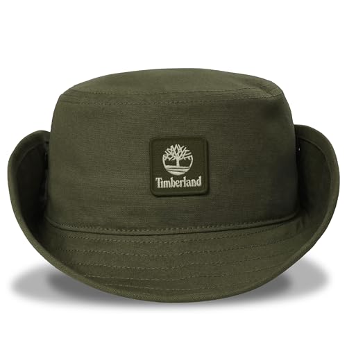 Timberland Floppy Bucket Hat for Men, Packable Sun Hat with Adjustable Chin Cord, Lightweight and Breathable Sun Protection - color: Leaf Green (Green), size: Large-X-Large