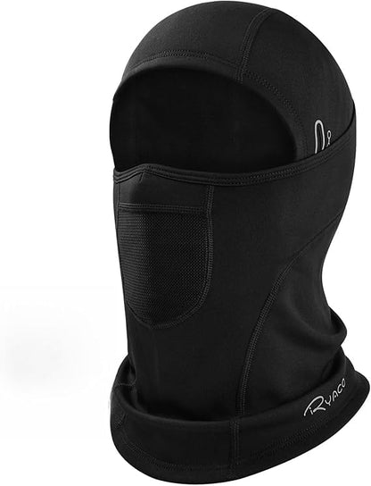 Ryaco Balaclava Ski Mask,Soft Windproof Breathable Face Mask Cover for Men Women, Cold Weather Gear for Cycling, Motorcycling & Other Outdoor Sports, Stretch Fit, Black