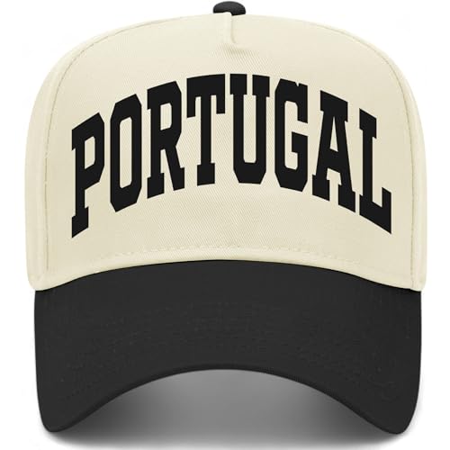 Portugal Collegiate Hat - color: Black/Natural