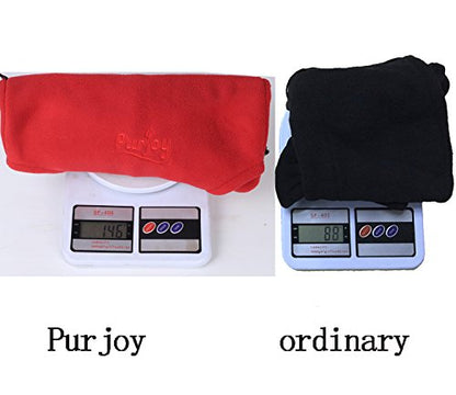Warm Fleece Balaclava Ski Bike Full Face Mask Neck Warmer Winter Sports Cap - color: Red+black