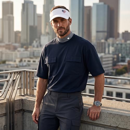 Embroidered Adjustable Sun Visor for Women Men Outdoor Golf Tennis - color: Usa Flag Heart/White