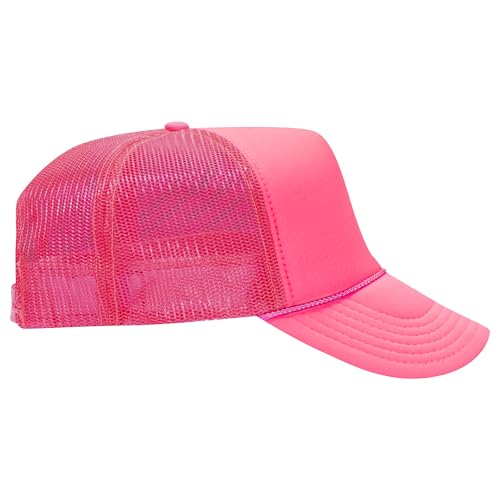 BROTHER TRUCKERS Undiagnosed But Something Ain't Right Mesh Back Hat - color: Neon Pink