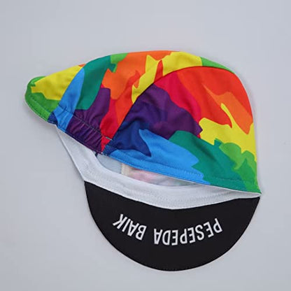 Man's Cycling Cap - Polyester Road Cycling Hat-Under Helmet - Cycling Helmet Liner Breathable&Sweat Uptake - color: Cck