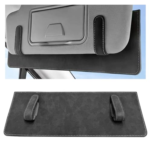 Sun Visor Extender for Car, Clip-On Sun Blocker Auto Visor Extender Attachment for Safe Driving, Anti-Glare Sunshade Extension UV Rays Protection for Most Cars SUVs Vans (Dark Gray) - color: Dark Gray