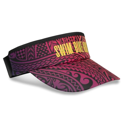 Headsweats Unisex Adult Lightweight Performance Running Sun Visor - color: Black Tribal