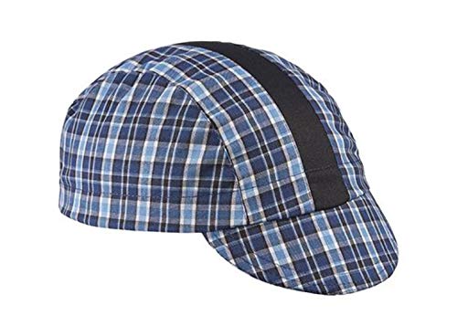 Walz Caps Cotton 3-Panel Cycling Cap - color: Blue/Black/Black, size: Large-X-Large
