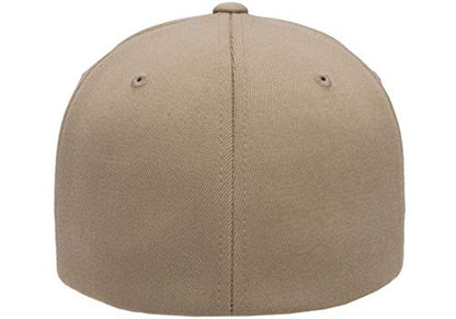 Flexfit Men's Wool Blend Athletic Hat - color: Khaki, size: Small-Medium
