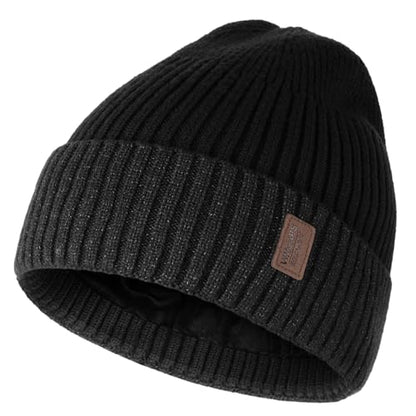 Wmcaps Winter Beanie for Men Women Fleece Lined Hat Warm Cuffed - color: Black/Slate Gray