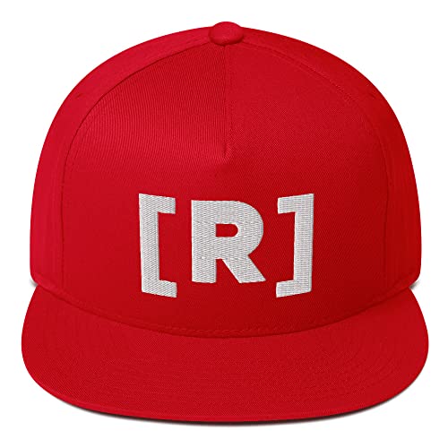 Hogue WS LLC Residente Hat (Embroidered Flat Bill Snapback Cap) - color: Red