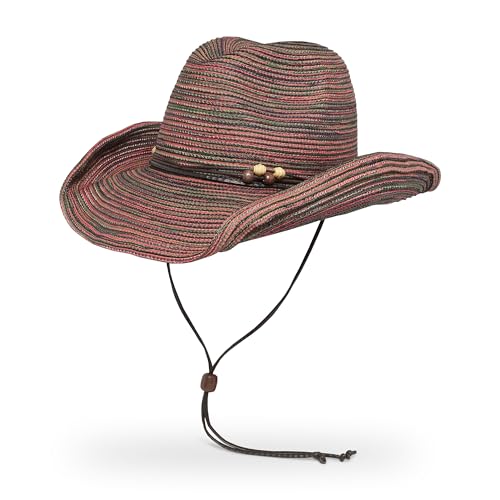 Sunday Afternoons Sunset Hat UPF 50+ Western Women's Sun Hat - color: Jewel, size: Medium
