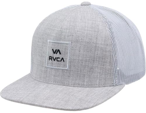 RVCA Men's VA All The Way Trucker Hat - color: Heather Grey