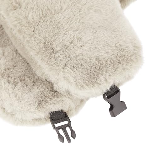 MioCloth Faux Fur Winter Earflap Russian Ushanka Hat - Fur Lined Winter Cap - color: Brown