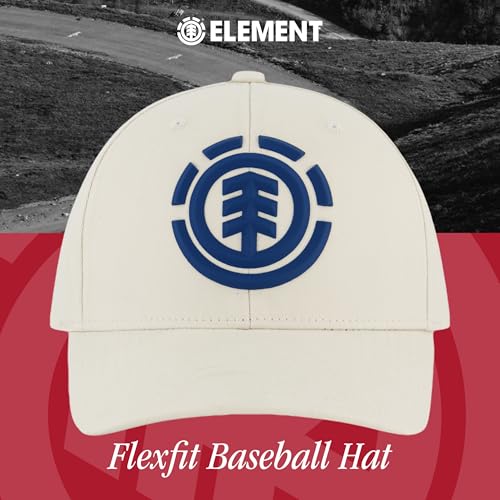 Element Unisex Adult Element Baseball Hat, Adult Flex Fit Active Sport Cap with Curved Brim - color: Cream