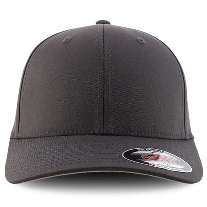 Armycrew 6 Panel Structured Stretch Fitted Baseball Cap from SM to 3XL - color: Charcoal, size: Small-Medium