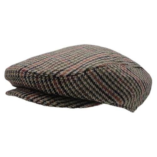 Newsboy Cap for Men/Women Newsboys Hat Men Beret Hats Soft & Comfortable Dress Beret Fashionable Caps for Daily Wear - color: Brown-green, size: Medium