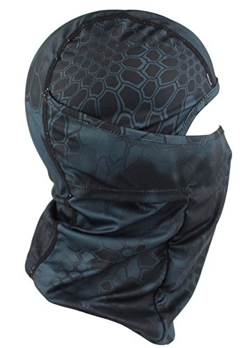 GANWAY Windproof Cap Tactic CS Motorcycle Mask Sunscreen Hat Ski Balaclava Headgear - color: Black