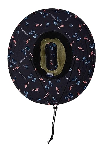 Weekender Flamingo Palms Straw Hat