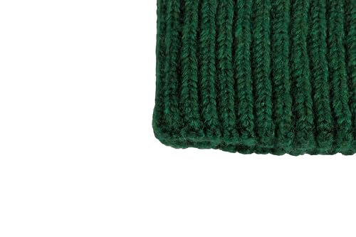 Seamless Beanie Cap, Acrylic Unisex Winter Beanie - color: Green