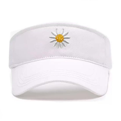 Embroidered Pickleball Visor Men Women,Gifts for Pickleball Lovers - color: White, style: Pickleball Flower
